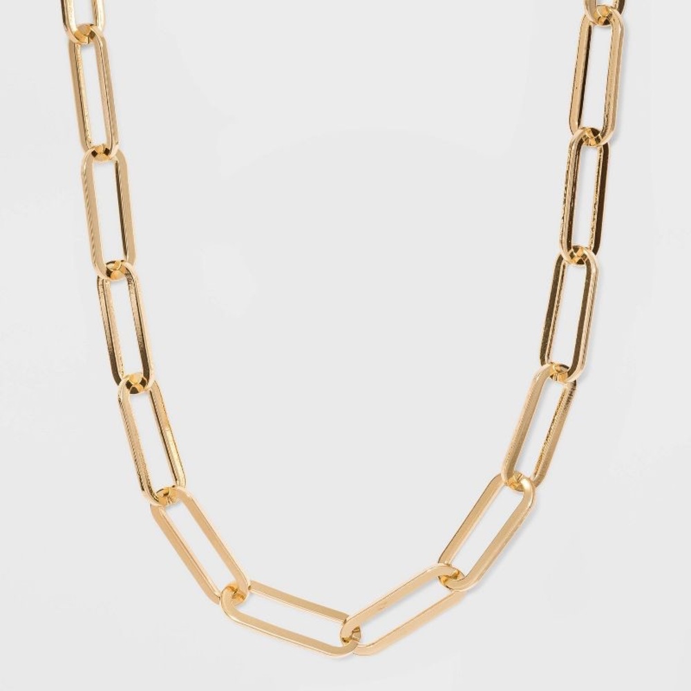 SUGARFIX by BaubleBar Link Chain Statement Necklace - Gold - Picture 2 of 2